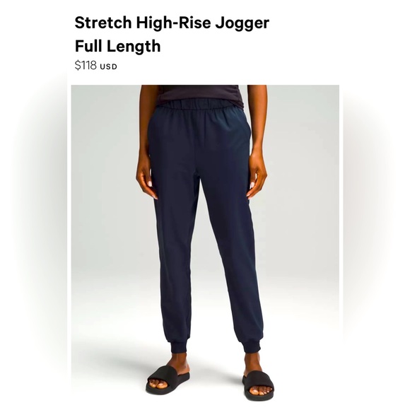 Lululemon High Rise Joggers - Picture 1 of 3